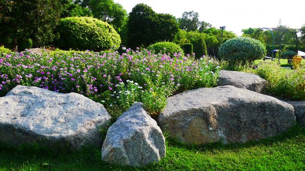 Boulder Landscaping in Jackson