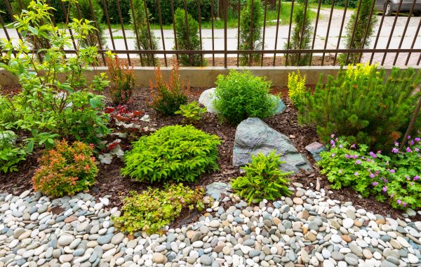 Stone Landscaping Installation
