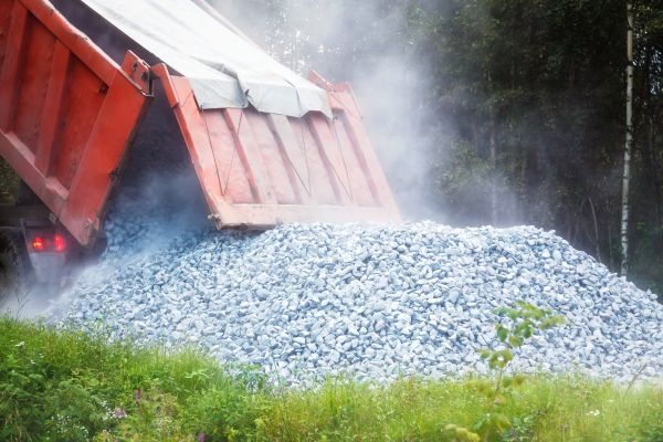 Limestone Gravel Delivery in Jackson